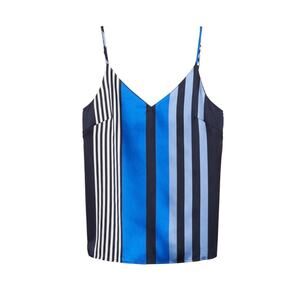 Banana Republic Blue Stripe V-neck camisole (size XS)